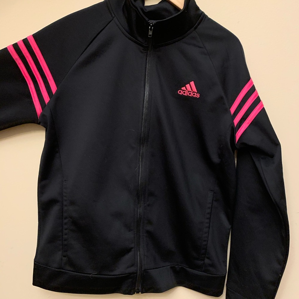 Adidas girls zip jacket
